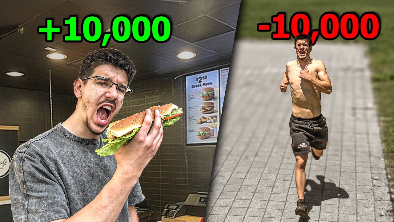 Опитах да Изям и После да Изгоря 10,000 Калории!